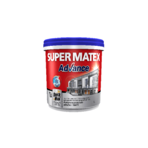 TOA Supermatex ซุปเปอร์เมเทค แอดวานซ์ สีน้ำด้าน ภายนอก เบส 9 ลิตร #000C SUPERMATEX ADVANCE สีขาว