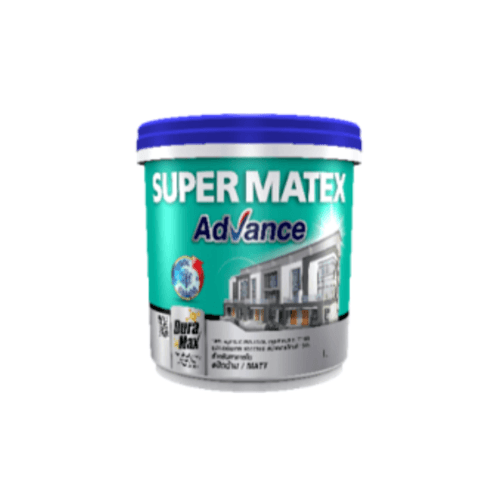 TOA Supermatex ซุปเปอร์เมเทค แอดวานซ์ สีน้ำด้าน ภายใน เบส 9 ลิตร #000B SUPERMATEX ADVANCE สีขาว