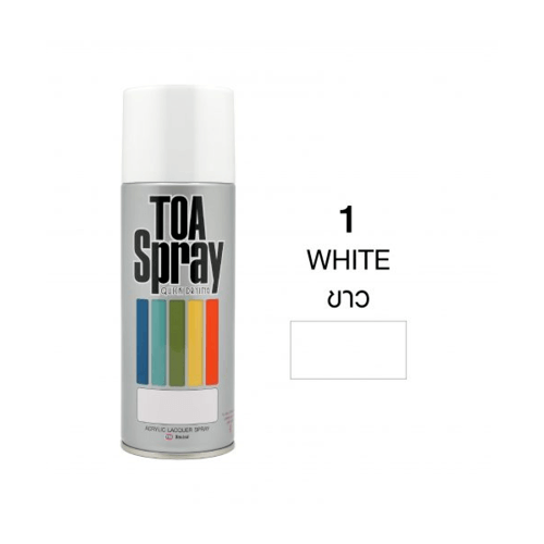 TOA สเปรย์อเนกประสงค์ ขนาด 400cc. #0001 สีขาว