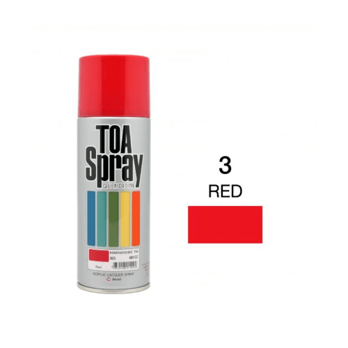 TOA สเปรย์อเนกประสงค์ ขนาด 400cc. #0003 สีแดง