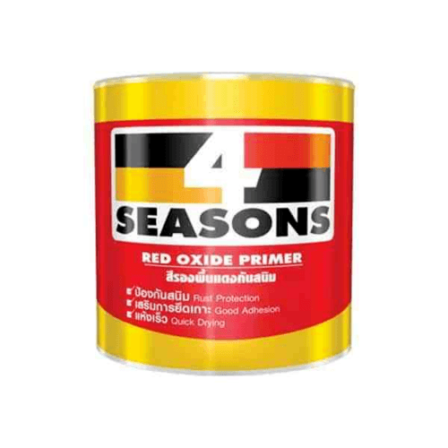 โฟร์ซีซันส์ สีรองพื้นกันสนิม แดง #F1024 1 กล สีแดง