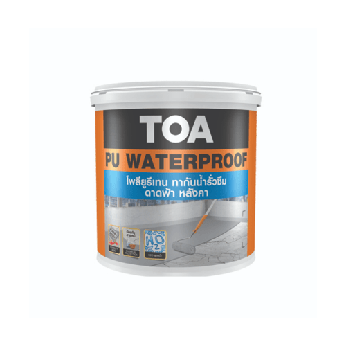 ทีโอเอ พียู วอเตอร์พรูฟ สูตรน้ำ  5 กล สีเทา