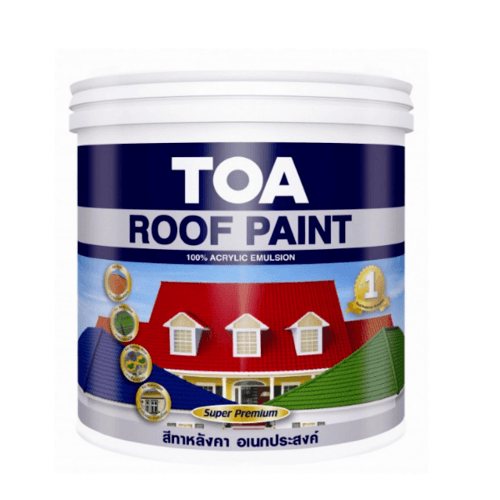 ทีโอเอ สีทากระเบื้องหลังคา #R390 1 กล เขียวเอราวัญ