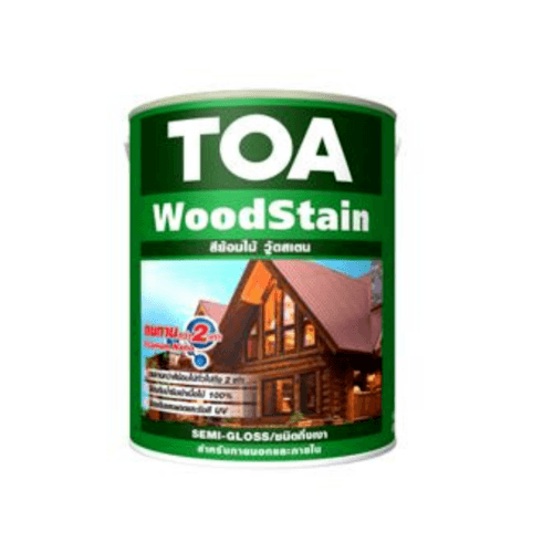 TOA สีย้อมไม้กึ่งเงา 1กล. S05 สีไม้สักอ่อน