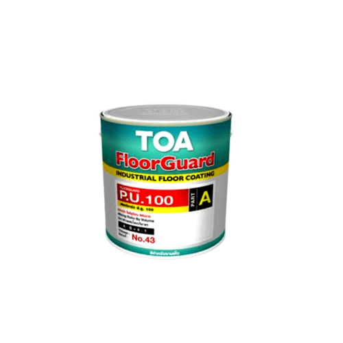 TOA HDC ฟลอร์การ์ด พียู 100 สีทับหน้า ส่วนเอ 1 กล #9010