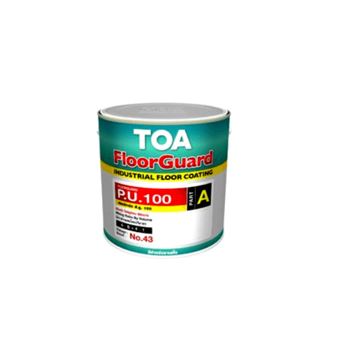 TOA HDC ฟลอร์การ์ด พียู 100 สีทับหน้า ส่วนเอ 1 กล #5012