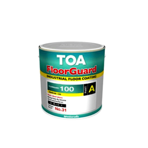 TOA สีทับหน้าอีพ็อกซี่ ฟลอร์การ์ด 100 1กล. ส่วน เอ 7035