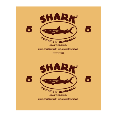 TOA Shark กระดาษทรายขัดแห้ง KACS # 0005