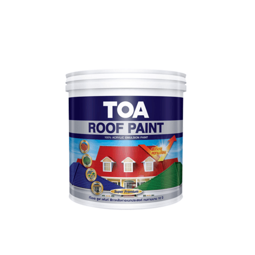TOA สีทากระเบื้องหลังคา ขนาด 1 กล. R582