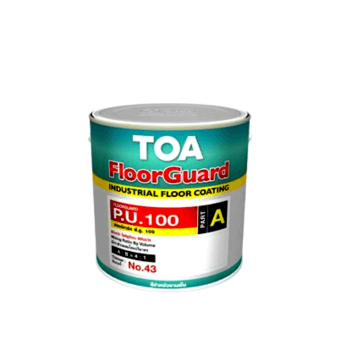 TOA HDC ฟลอร์การ์ด พียู 100 สีทับหน้า ส่วนเอ 1 กล 1001