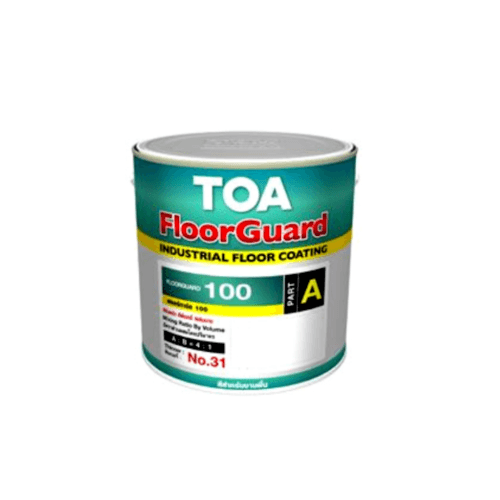 TOA HDC ฟลอร์การ์ด 100 สีทับหน้า เบส ส่วนเอ 1 กล #000B