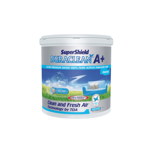 ดูราคลีน เอ พลัส สีน้ำกึ่งเงา ภายใน เบส #000A 1 กล