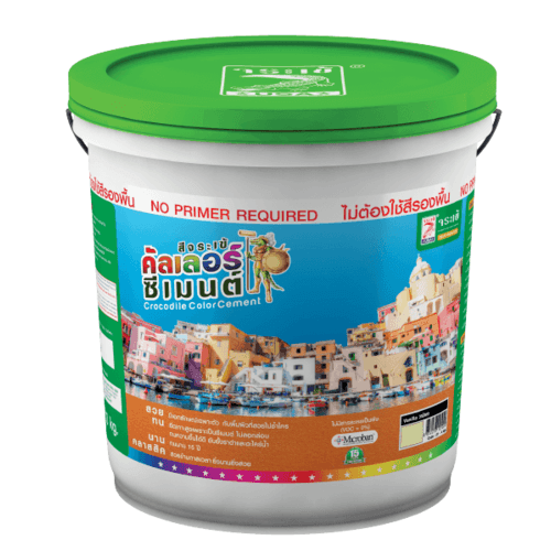 จระเข้ สีจระเข้คัลเลอร์ ซีเมนต์ สีเทาวินเซอร์ (ขนาด 10 กก.)