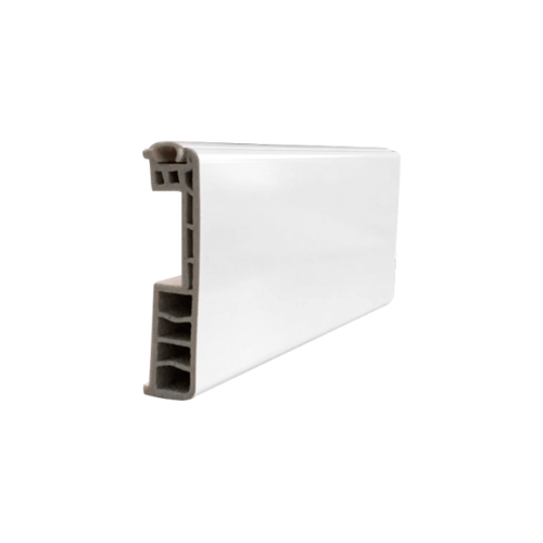 ECO DOOR ซับวงกบประตูพีวีซี เรียบ 60-WH (15มม.) 6x220ซม. สีขาว