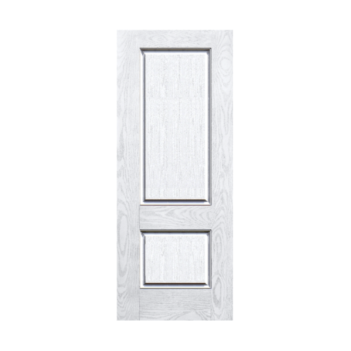 ទ្វារ Fiberglass  2” 2PT 80cm.x200cm. ពណ៌ស (មិនចោះ)  ECO DOOR