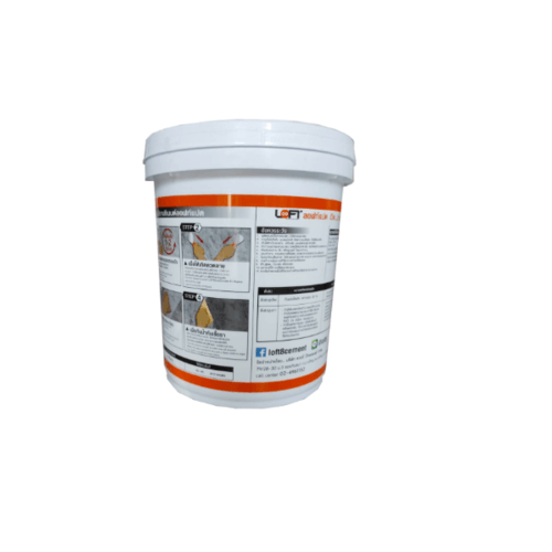 Loft8 ซีเมนต์ฉาบขัดมัน เบอร์ 103 19 KG. สีเทาเข้ม