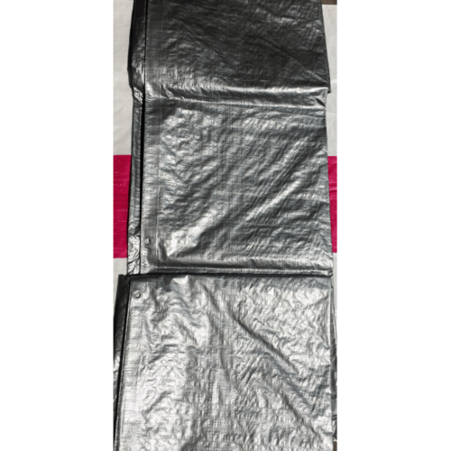 แมงป่อง ผ้าใบอย่างกลาง 6x8 M. สีเงิน