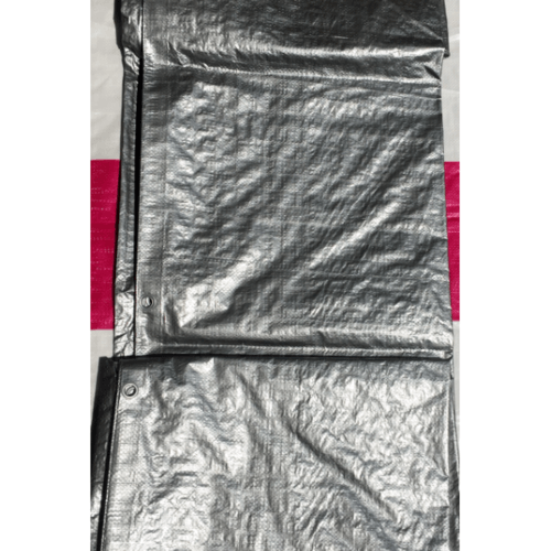 แมงป่อง ผ้าใบอย่างกลาง 6x8 M. สีเงิน