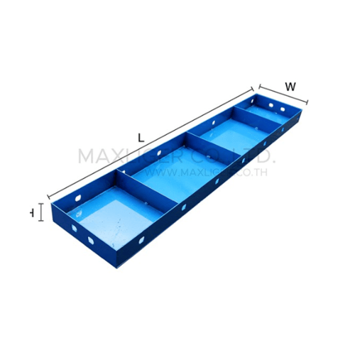 - แบบเหล็กเรียบ ขนาด 200x600mm แบบเหล็กเรียบ ขนาด 200x600mm สีน้ำเงิน