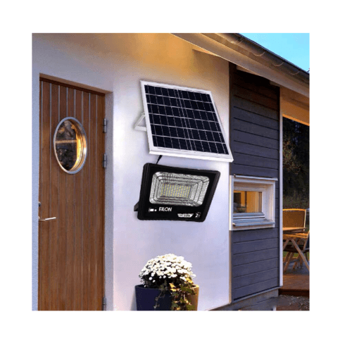 EILON โคมฟลัดไลท์โซลาร์เซลล์ 60W รุ่น HQ-60WTGD-TYN แสงเดย์ไลท์