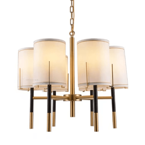 EILON โคมไฟแขวน Chandelier แบบช่อ 36W ขั้ว E27*6 รุ่น KDD7022/6 สีขาว