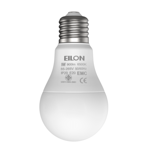 EILON หลอดแอลอีดีบัลบ์ Premier 9W 6500K เดย์ไลท์ สีขาว