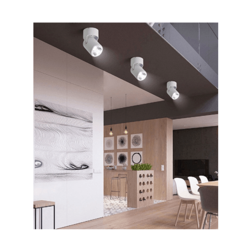 EILON แทรคไลท์แอลอีดีทรงกระบอก 5W รุ่น OU-TL-SD5W แสงคูลไวท์ สีขาว