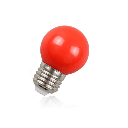 EILON หลอดไฟปิงปอง 1.5W รุ่น BL-G45-Y001 สีแดง