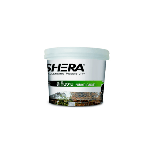 SHERA สีเก็บงานหลังคาเฌอร่า สีบราวน์เชสนัท