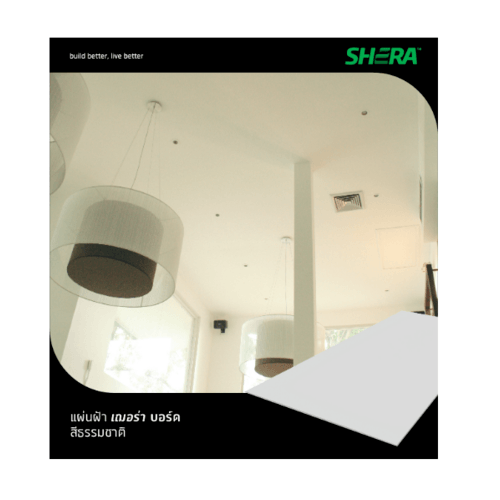 เฌอร่า บอร์ด โปร 0.4x60x240ซม. สีธรรมชาติ