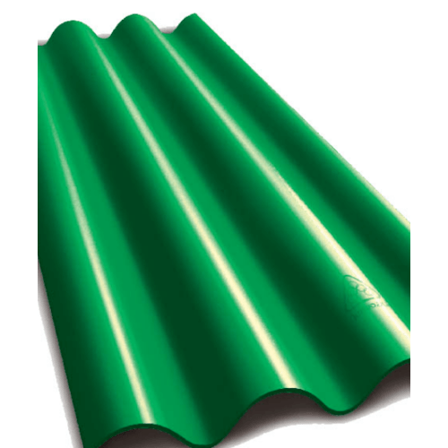 ห้าห่วง กระเบื้องหลังคาไตรลอน 0.5x50x120 ซม. สีเขียวมุกแพททินั่ม