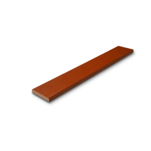 เฌอร่า ไม้พื้น คัลเลอร์ทรู รุ่นขอบวี ลายเสี้ยน 2.5x20x300ซม. สีสักทรายทอง