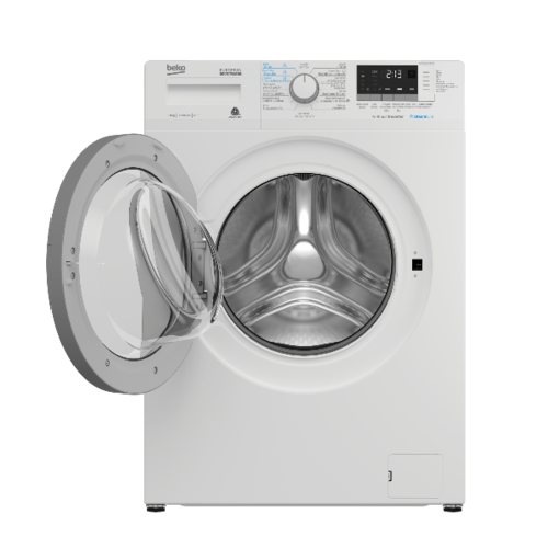 BEKO เครื่องผ้าฝาหน้า 8 กก. Inverter WCV8612XS0ST สีขาว