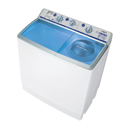 HITACHI เครื่องซักผ้า 2 ถัง 14 กก. PS140WJ-1 SBL