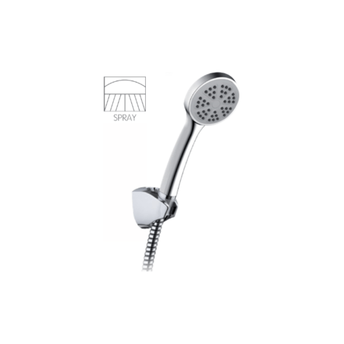 KARAT FAUCET ฝักบัวสายอ่อน ปรับน้ำ 1 ระดับ พร้อมสายสแตนเลส KS-25-211-50 สีโครเมี่ยม