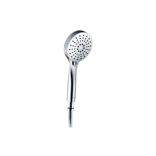 KARAT FAUCET ฝักบัวสายอ่อน พร้อมสายโลหะและขอแขวนครบชุด KS-10-213-50 สีโครเมี่ยม
