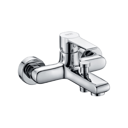 Karat Faucet ก๊อกผสมยืนอาบแบบก้านโยก ติดผนัง รุ่น KF-18-720-50 Big Ben