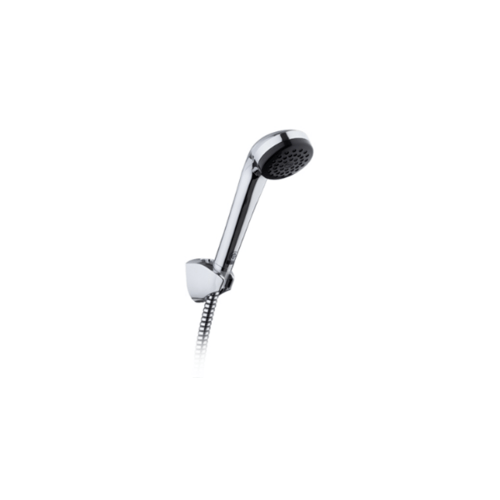 KARAT FAUCET ฝักบัวสายอ่อนพร้อมสายอะคริลิคและขอแขวน BA01-50 สีโครเมี่ยม