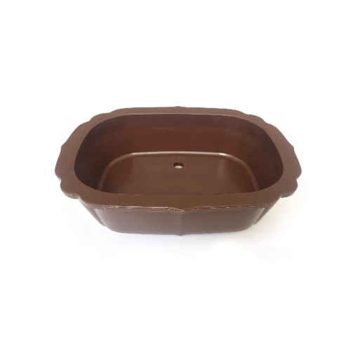 GREENHOUSE กระถาง บอนไซ 7 นิ้ว สีน้ำตาล