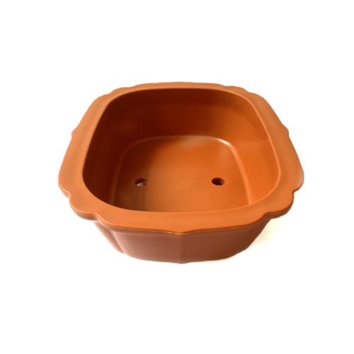 GREENHOUSE กระถาง บอนไซ 7 นิ้ว สีอิฐ