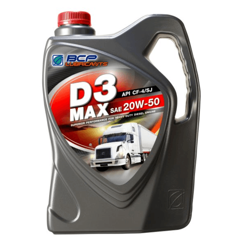 Bangchak น้ำมันเครื่องยนต์ดีเซล D3 MAX 20W50 6L