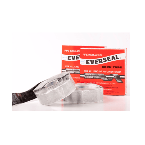 เทปพันท่อแอร์ Everseal คอร์คเทป (เทปขี้หมา) ขนาด 1/8X2X30ฟุต