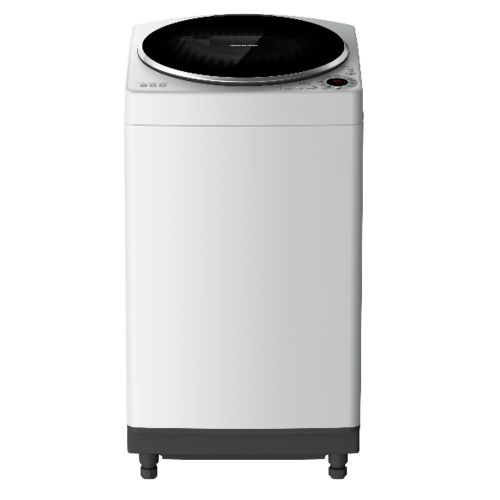 SHARP เครื่องซักผ้าฝาบน 8KG ES-W80HT-GY สีขาว