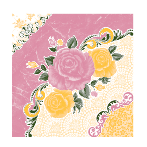 Bellecera 12x12 พิมพ์ชฎา พิงค์ (11P) A. floor tiles