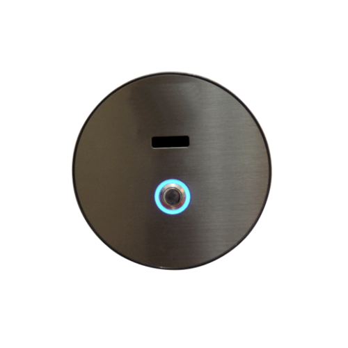 R&T ฟลัชวาล์วโถปัสสวะชายชนิดฝังผนังแบบเซ็นเซอร์พร้อมปุ่มกด LED รุ่น D32001