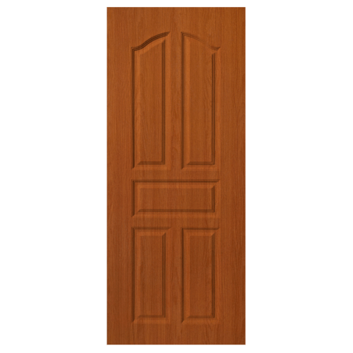 BWOOD ประตู VINYL Eco seriesขนาด 90x200ซม. ORANGE TEAK เจาะ LBENR001ผิว REVO
