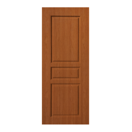 BWOOD ประตู VINYL Eco series ขนาด70x200ซม. ORANGE TEAK (เจาะ) LBENR002 REVO