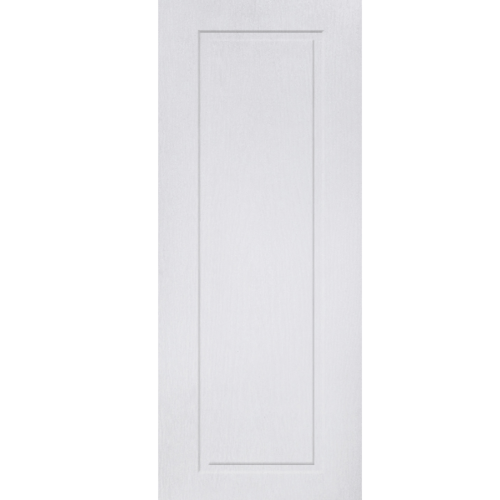 BWOOD ประตู VINYL บานทึบฟักเต็มบาน Eco series ขนาด90x200ซม. (เจาะ) BENR007 REVO สีขาว