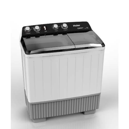 Haier เครื่องซักผ้า 2 ถัง กึ่งอัตโนมัติ 12 กก. HWM-T120 OXI สีเทาอ่อน