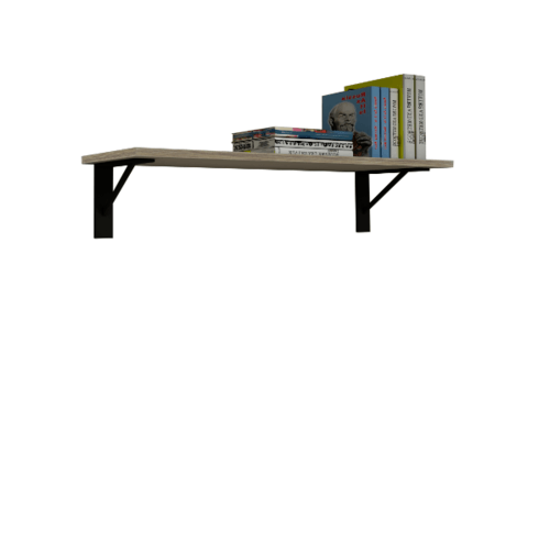 Delicato ធ្នើរឈើមេឡាមីន 20X120X1.6cm.Natural